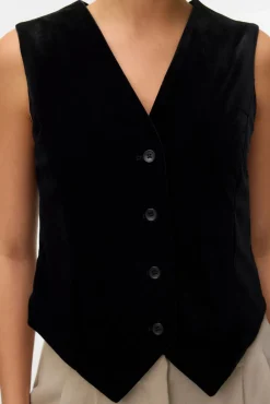 Chaleco de terciopelo