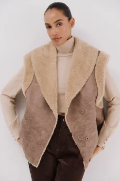 Chaleco efecto doble faz