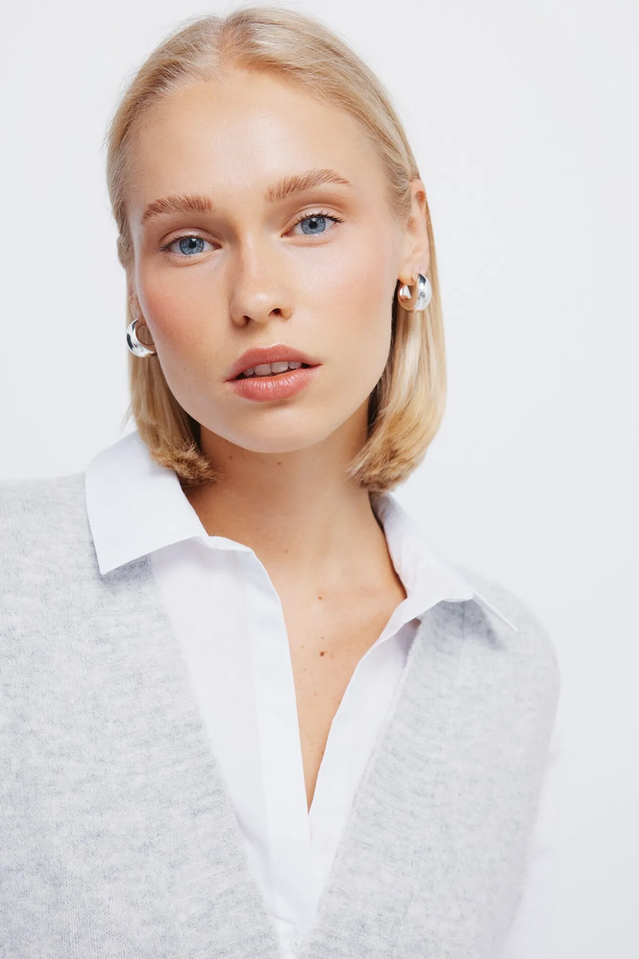 Chaleco largo abierto