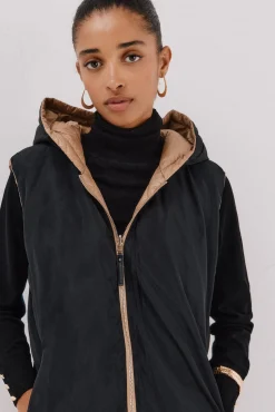 Chaleco largo reversible