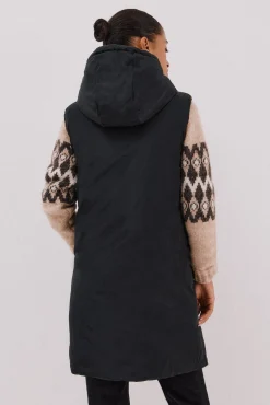 Chaleco largo reversible