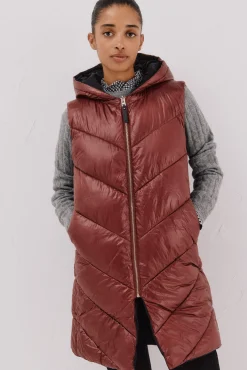 Chaleco largo reversible
