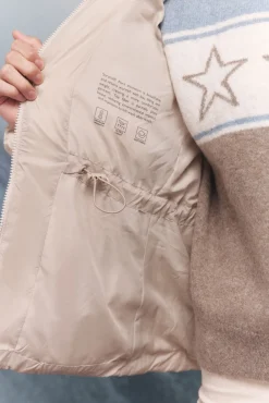 Chaqueta acolchada capucha pelo Sorona Aura