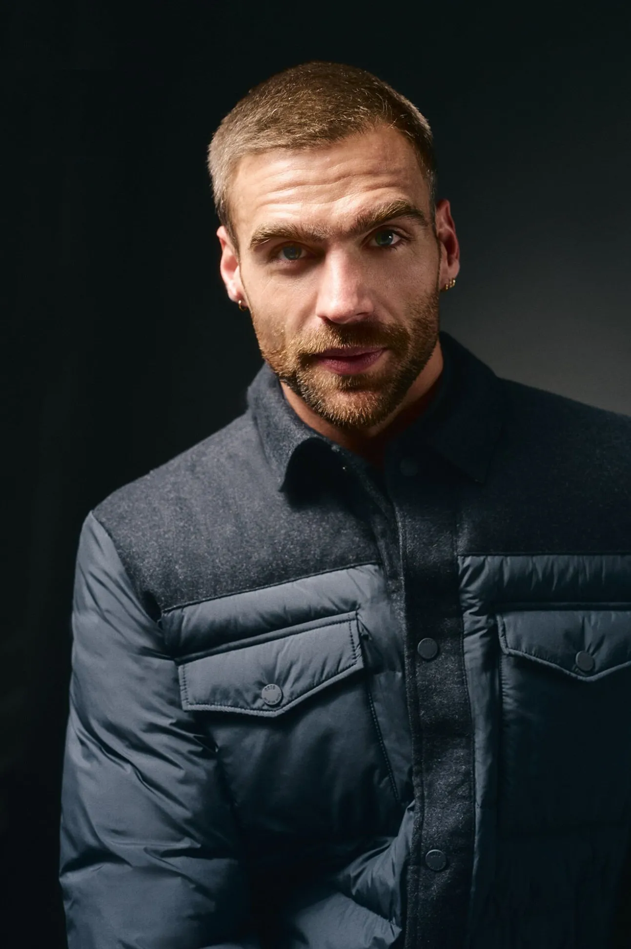 Chaqueta acolchada con bolsillos