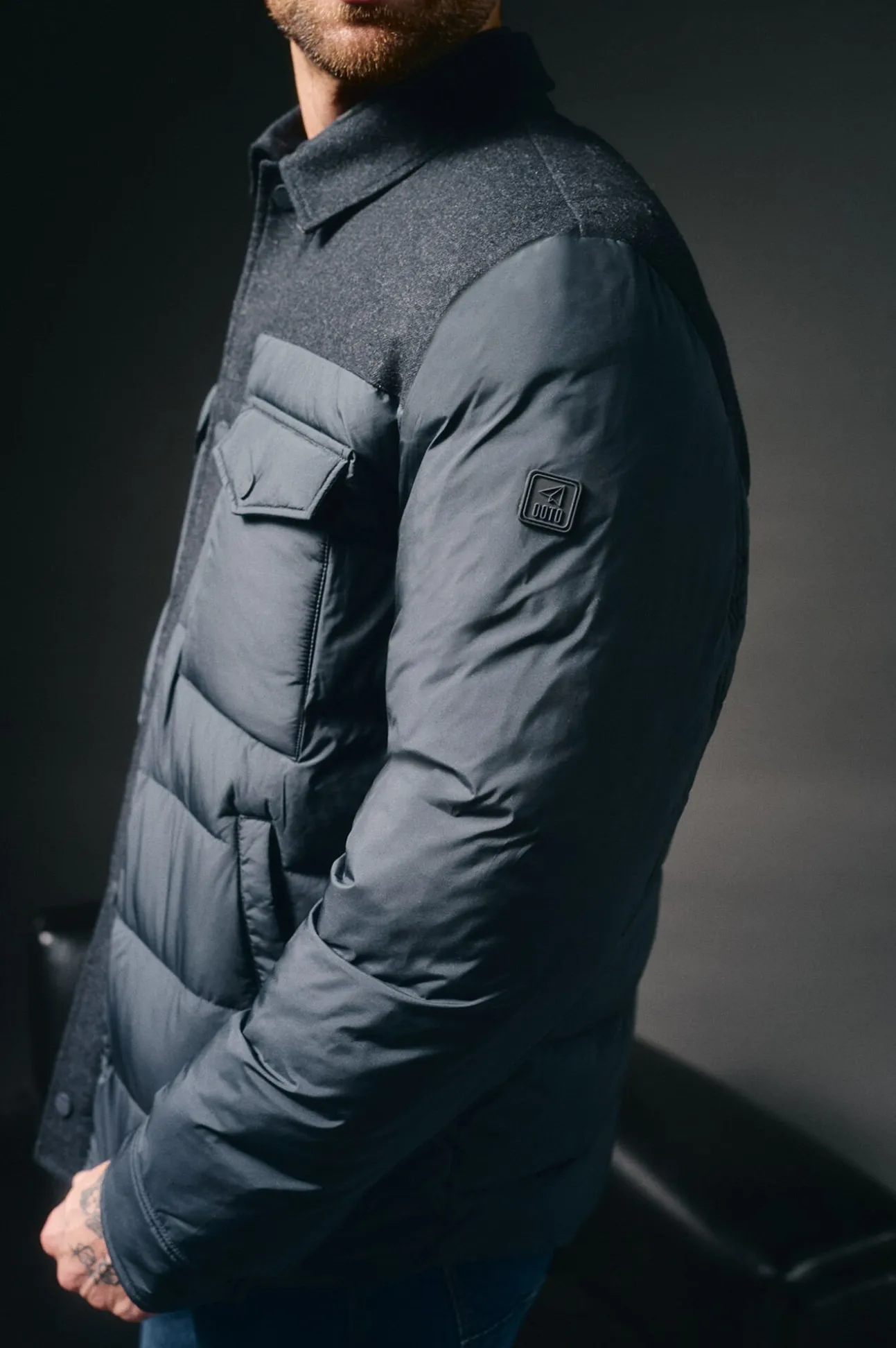 Chaqueta acolchada con bolsillos