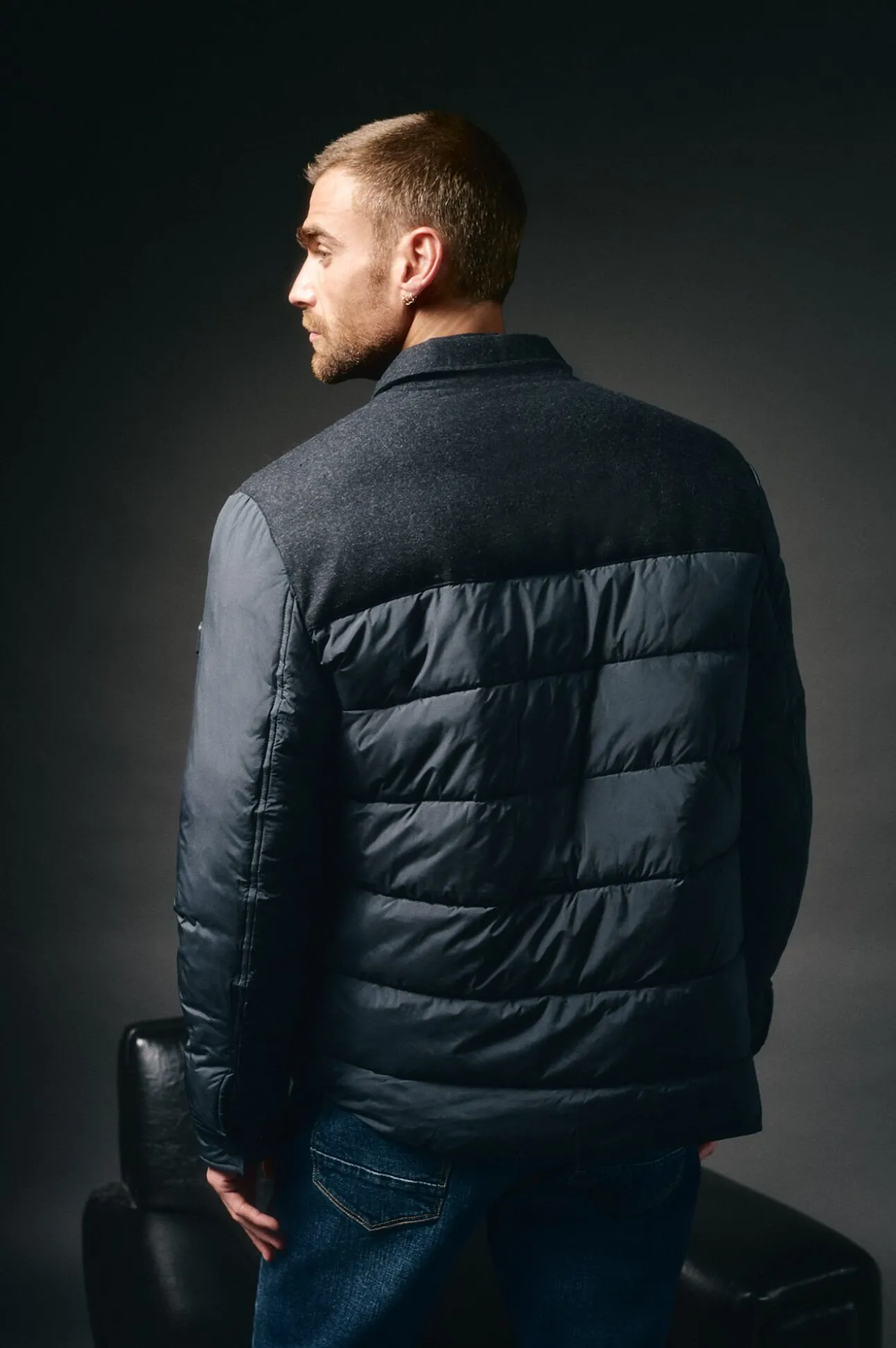 Chaqueta acolchada con bolsillos