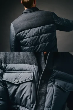 Chaqueta acolchada con bolsillos