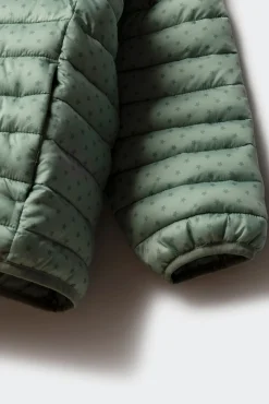 Chaqueta acolchada estrellas niña