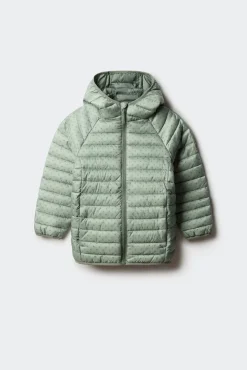 Chaqueta acolchada estrellas niña