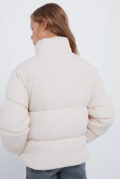 Chaqueta acolchada estrellas niña