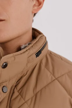 Chaqueta acolchada rombo