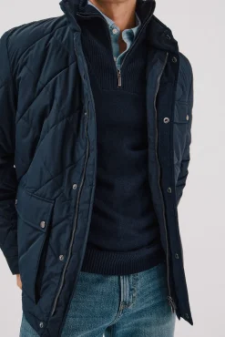 Chaqueta acolchada rombo