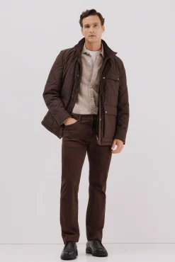 Chaqueta acolchada rombo