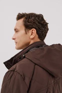 Chaqueta acolchada rombo