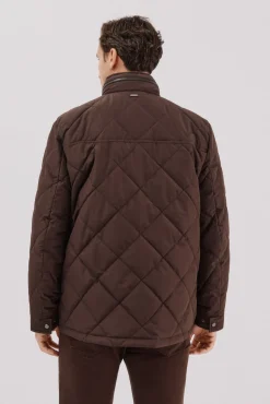 Chaqueta acolchada rombo