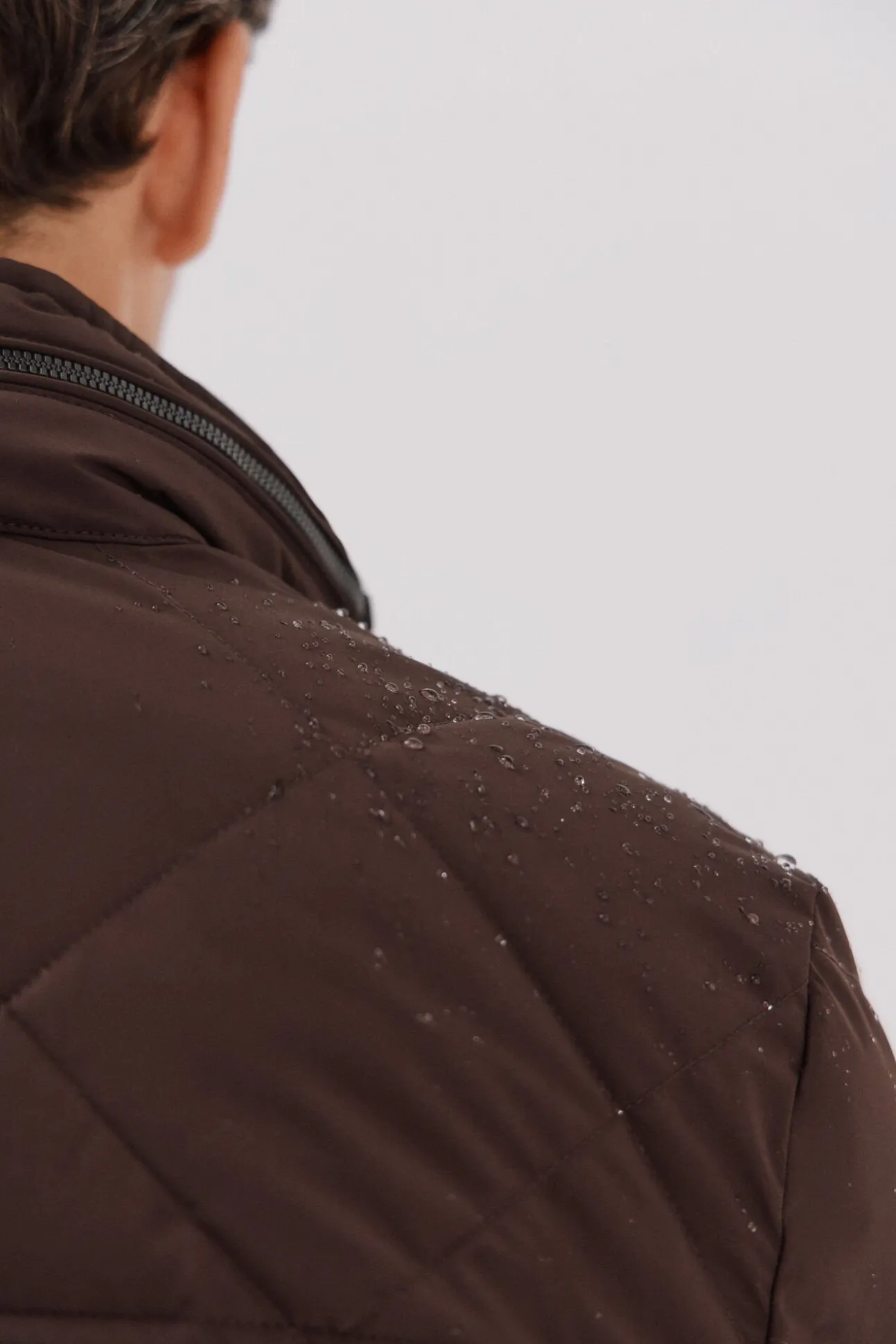 Chaqueta acolchada rombo