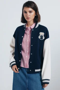 Chaqueta beisbolera oso