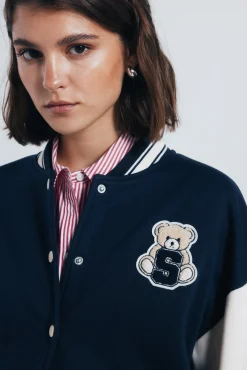 Chaqueta beisbolera oso