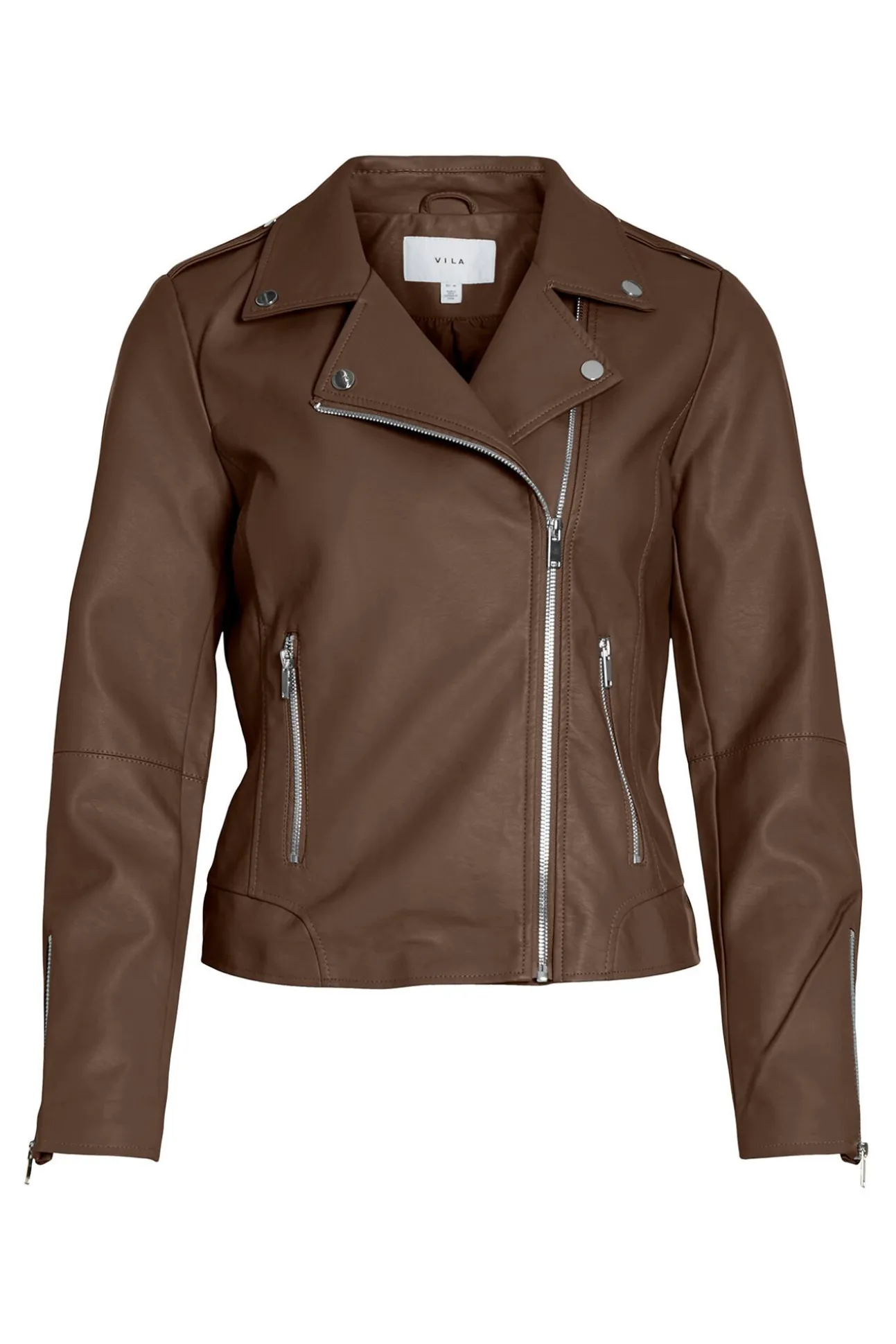 Chaqueta biker polipiel