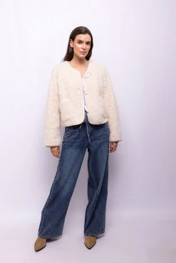 Chaqueta borreguillo sintético