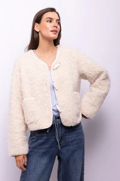 Chaqueta borreguillo sintético