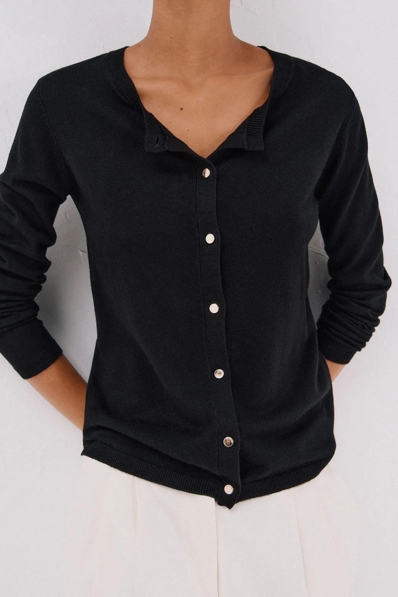 Chaqueta básica botones