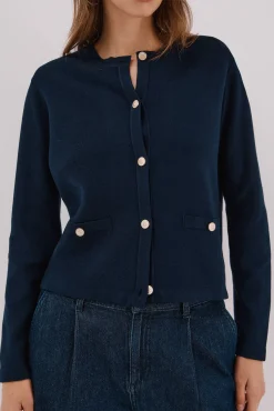 Chaqueta básica punto