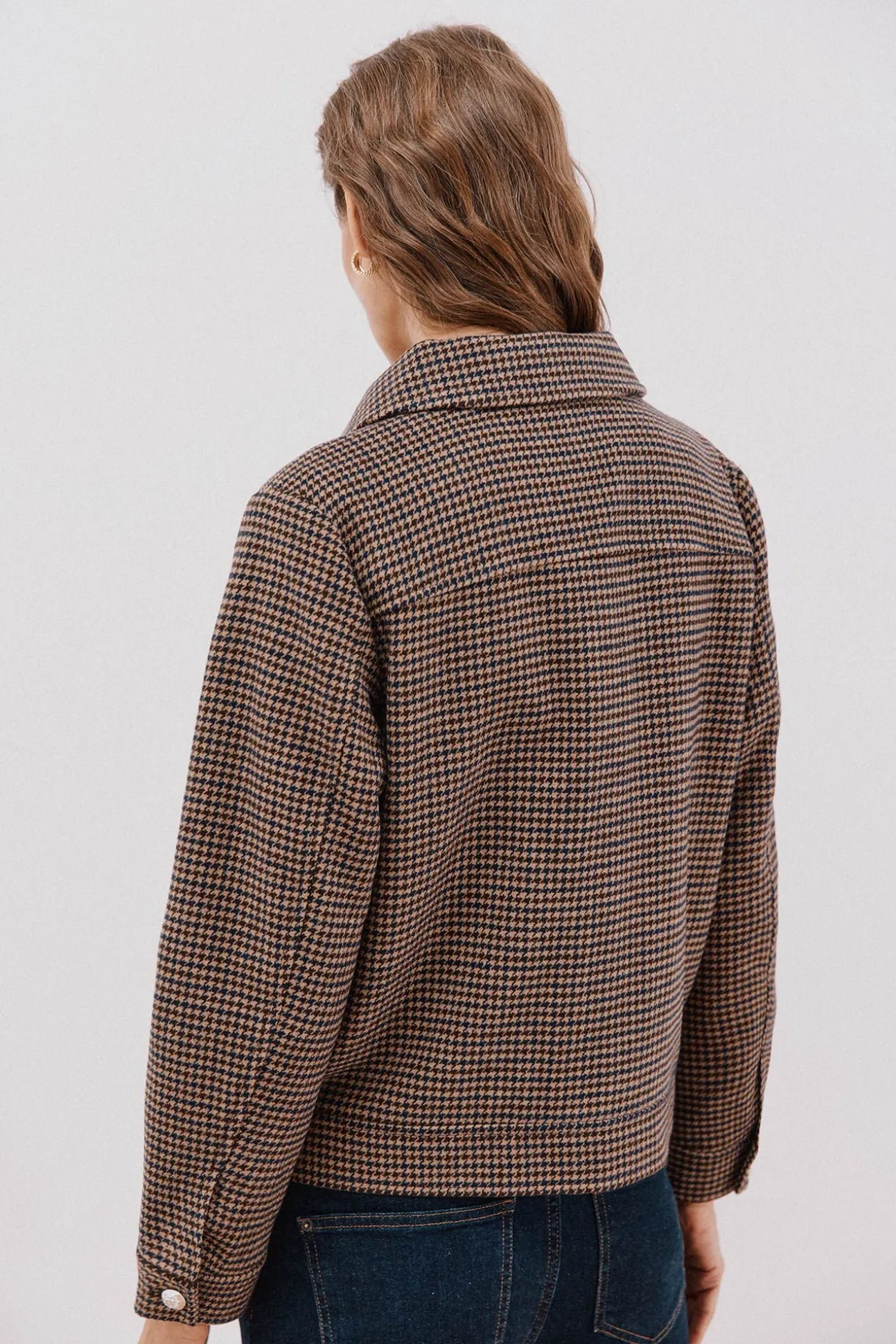 Chaqueta corta cremallera