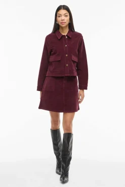 Chaqueta corta de pana