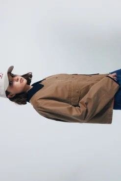 Chaqueta corta encerada