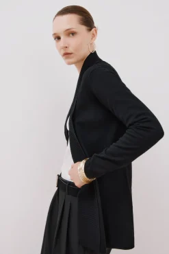 Chaqueta cuello chal