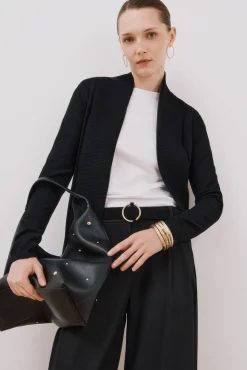 Chaqueta cuello chal