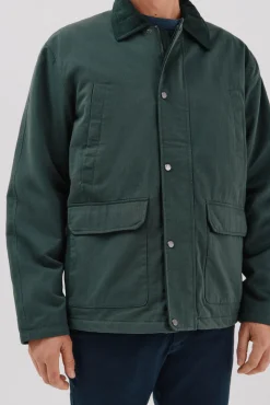 Chaqueta cuello combinado