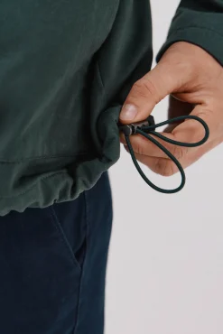 Chaqueta cuello combinado