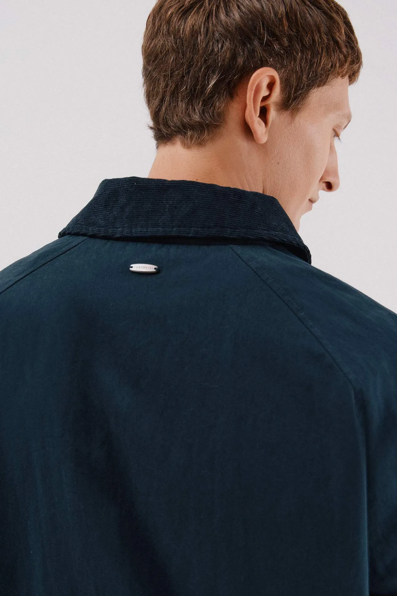 Chaqueta cuello combinado