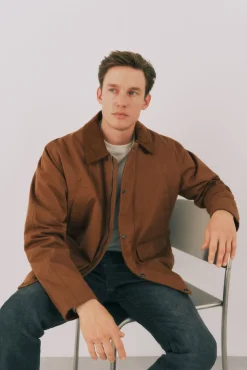 Chaqueta cuello combinado