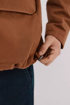 Chaqueta cuello combinado