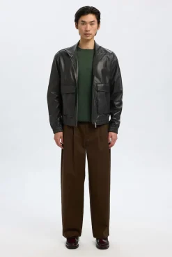 Chaqueta de piel 100% piel de cordero.