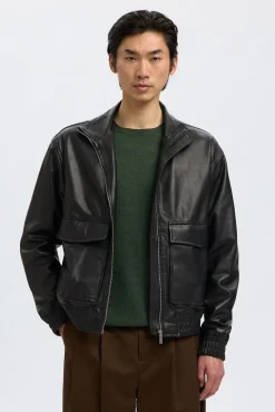 Chaqueta de piel 100% piel de cordero.