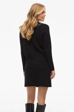 Chaqueta de punto abotonado con viscosa