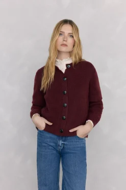 Chaqueta de punto con detalles de ochos