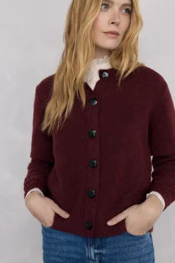 Chaqueta de punto con detalles de ochos