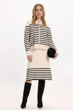 Chaqueta de punto con viscosa