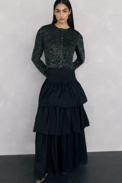 Chaqueta de punto lentejuelas