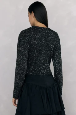 Chaqueta de punto lentejuelas