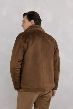 Chaqueta doble faz borrego