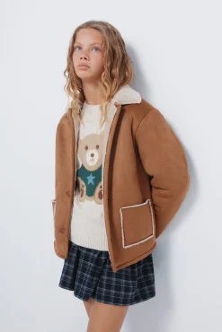 Chaqueta doble faz niña