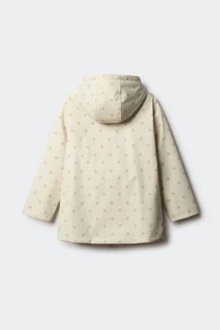 Chaqueta engomada topos niña