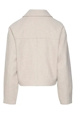 Chaqueta fieltro manga larga