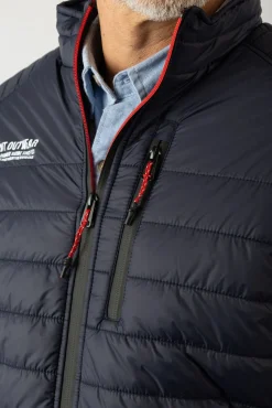 Chaqueta guata cuello alzado